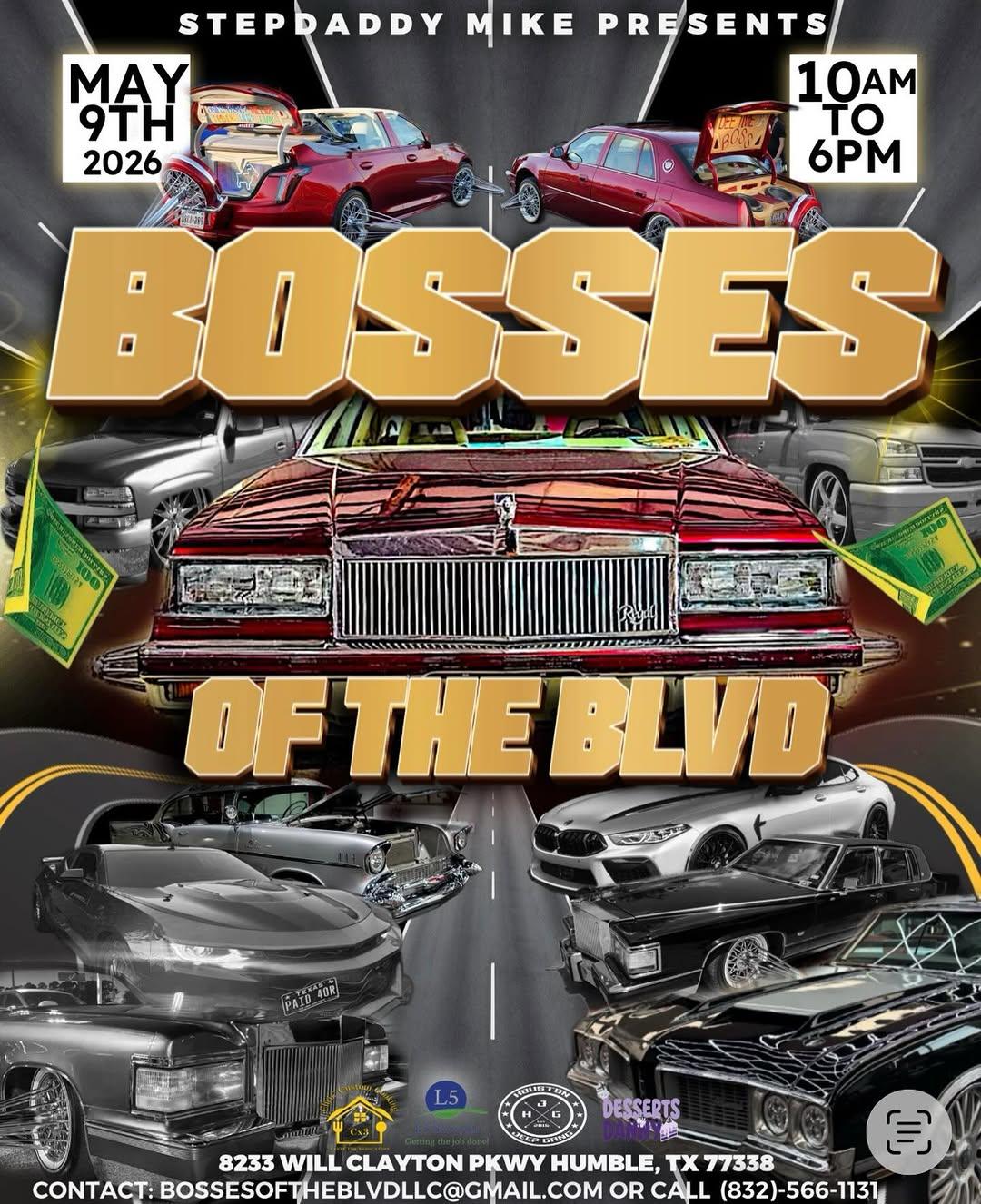 Houston Markets - Bosses of the Blvd Car & Bike Show at 8233 Will Clayton Pkwy