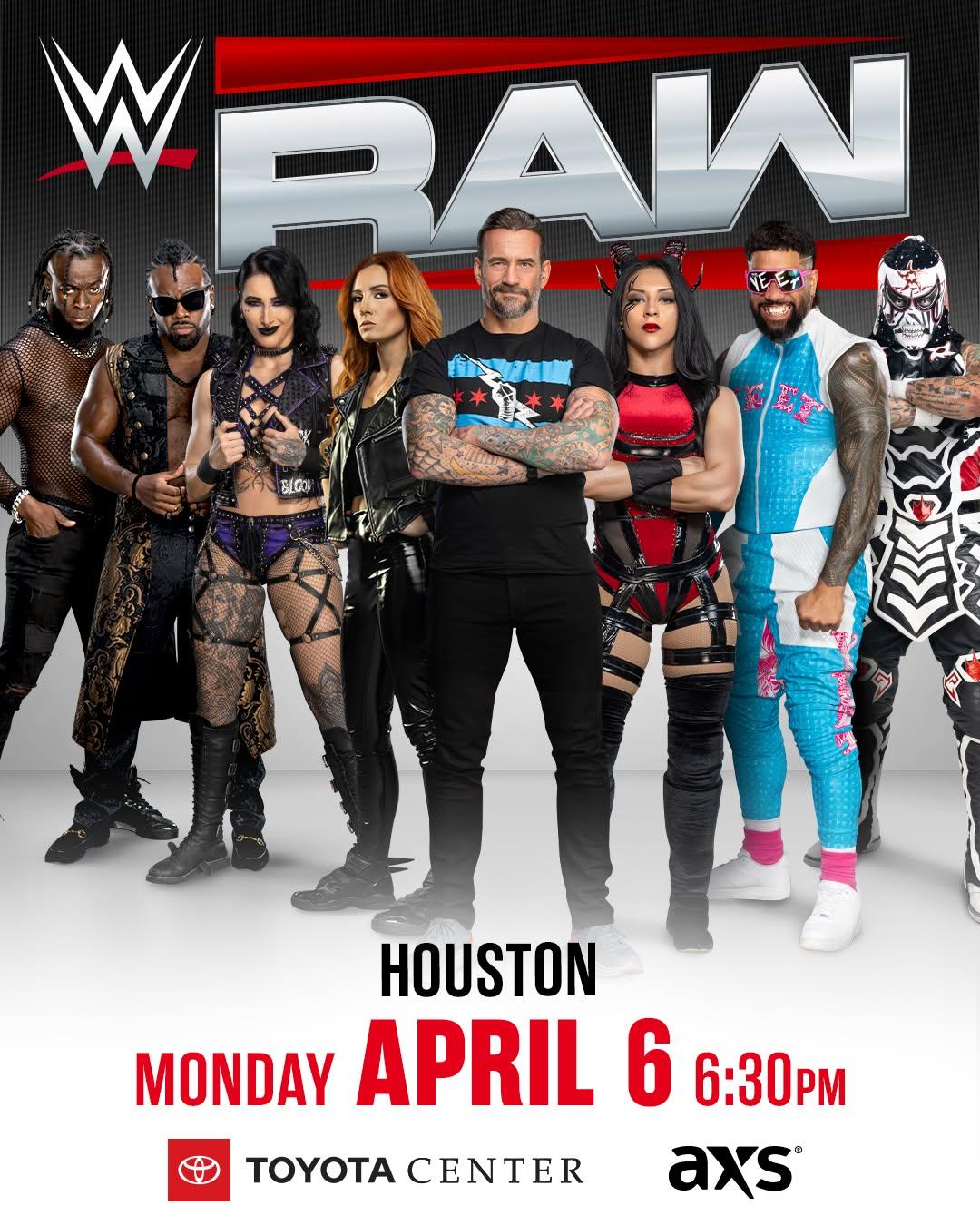 Houston Other - WWE Monday Night RAW at Toyota Center