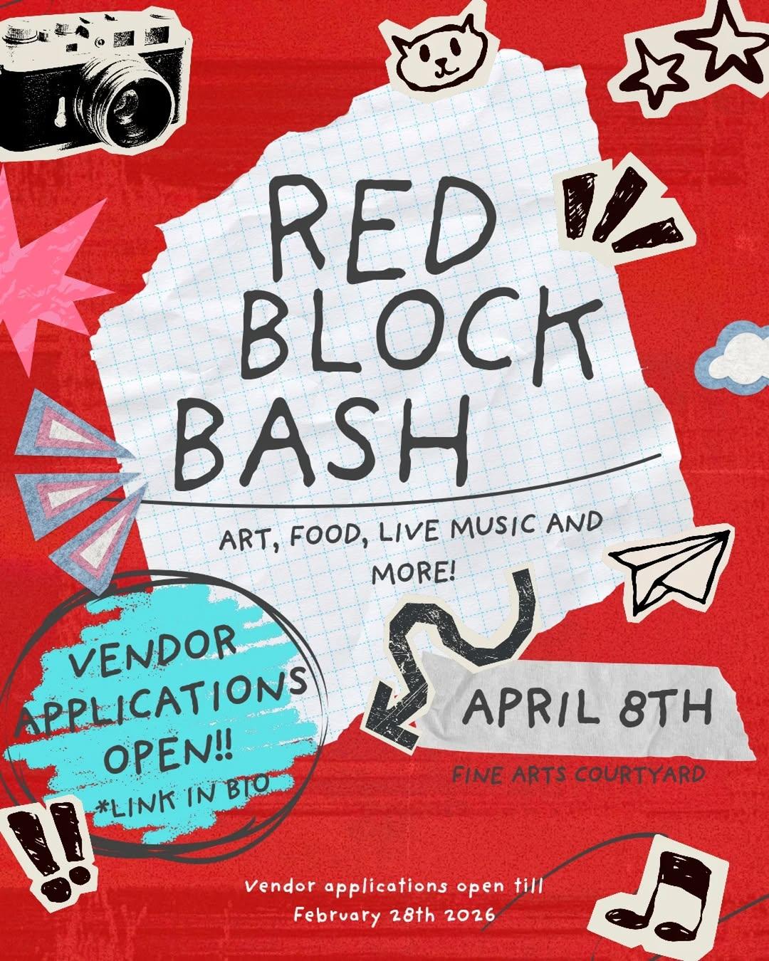 Houston Markets - UH BAMSA Red Block Bash at Fine Arts Courtyard