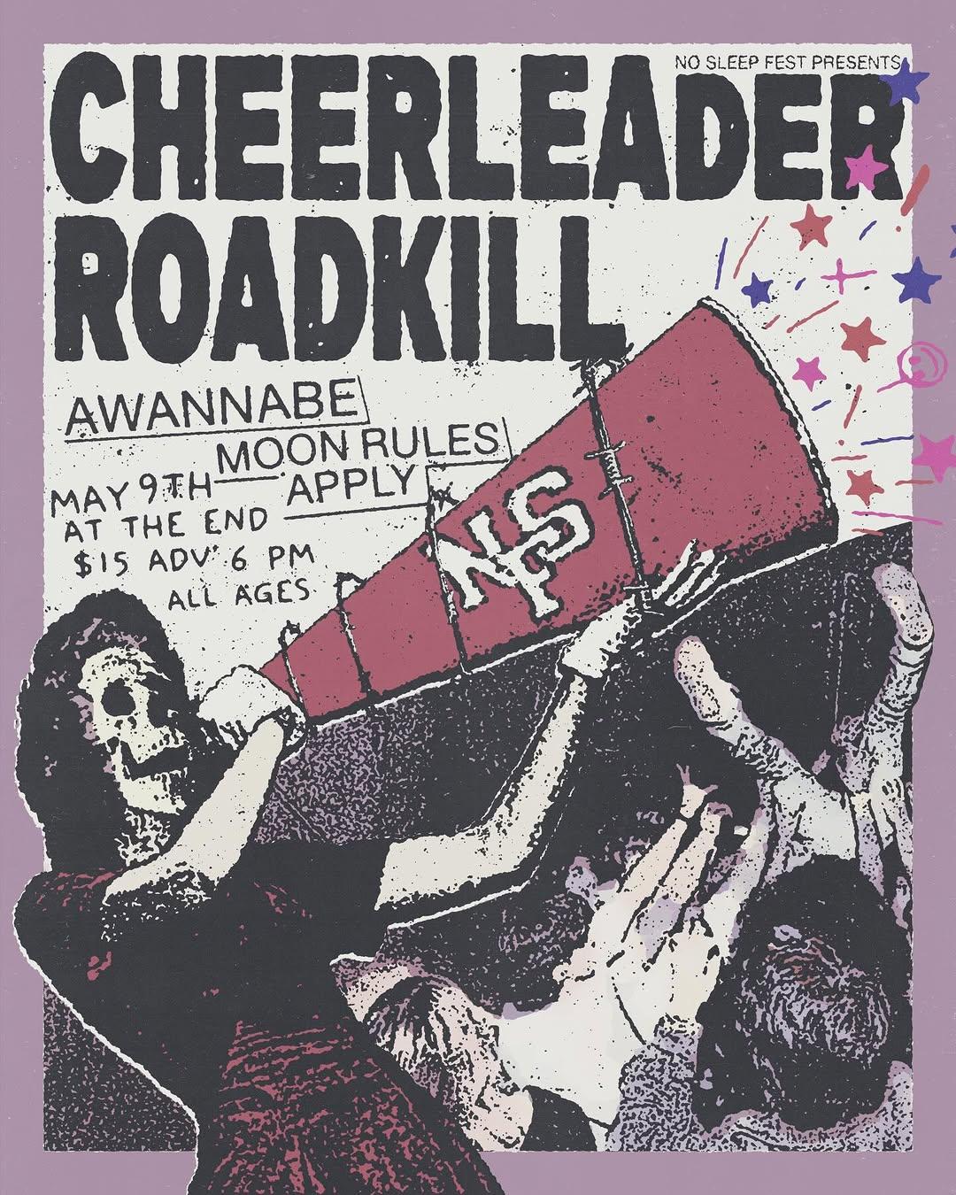Houston Music Shows - No Sleep Fest: Cheerleader Roadkill at The End