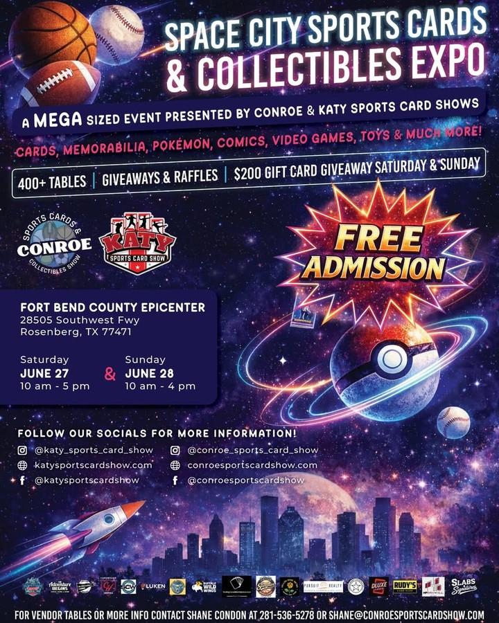Houston Art & Media - Space City Sports Cards & Collectibles Expo at Fort Bend County Epicenter