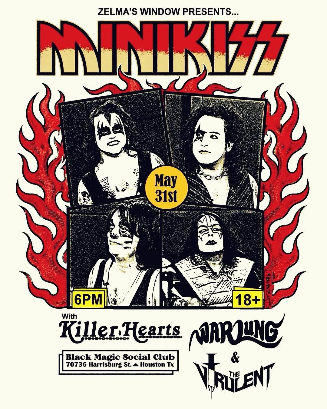 Houston Music Shows - Mini Kiss Live at Black Magic Social Club at Black Magic Social Club