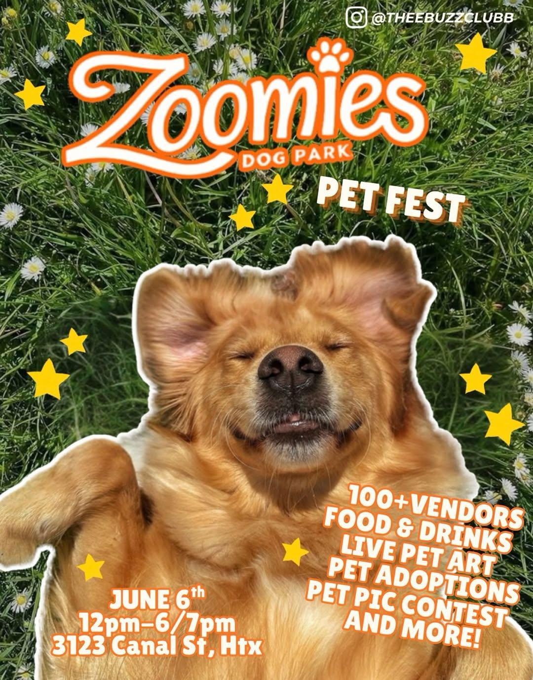 Houston Markets - Pet Fest at Zoomies Dog Park at 3123 Canal Street