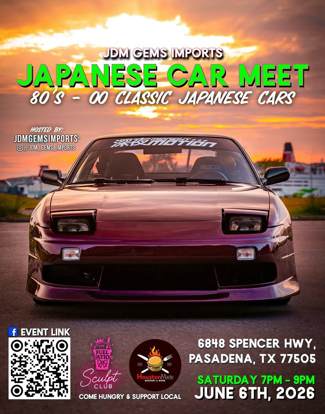 Houston Markets - Classic Japanese Car Meet Pasadena at 6848 Spencer Hwy